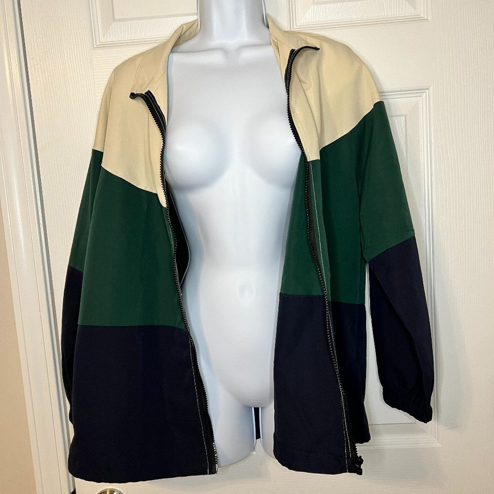 Color Block Rain Jacket